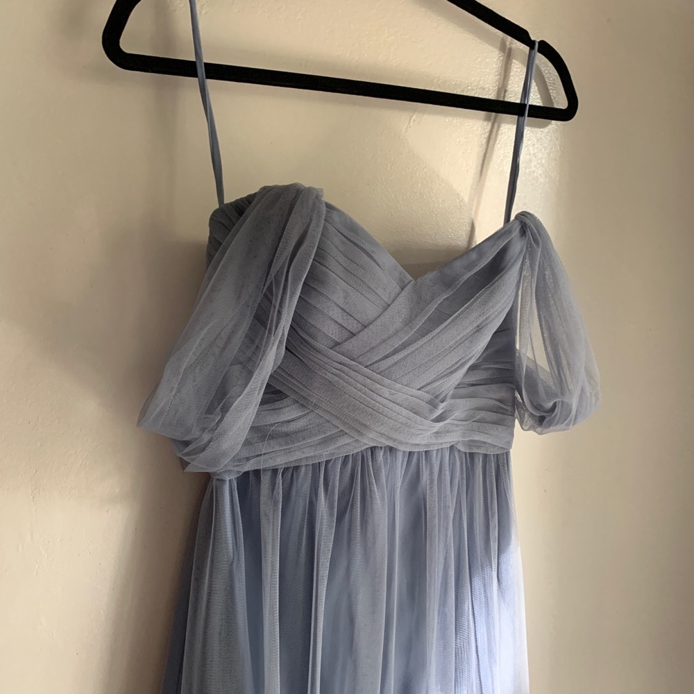 Amsale Slate Bridemaid Dress